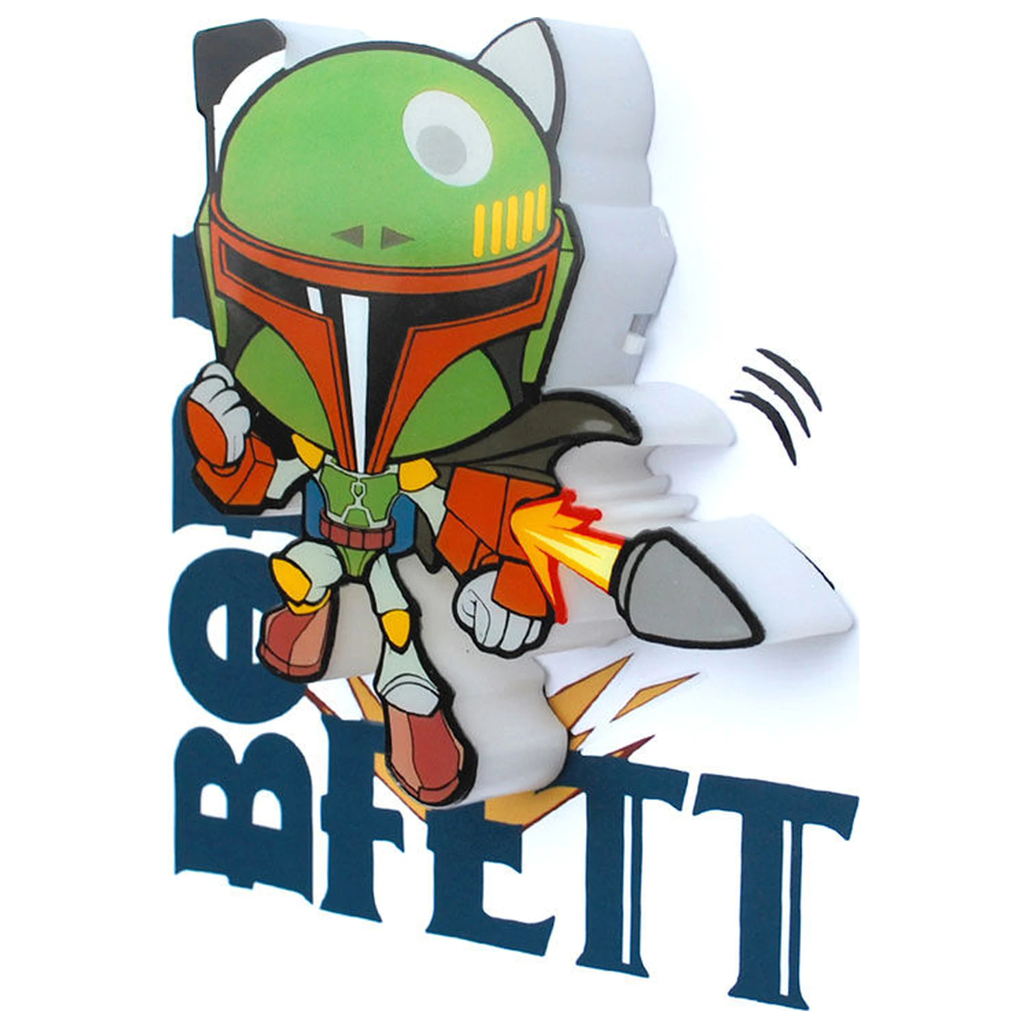 Star Wars Boba Fett 3D FX mini lámpa termékfotó
