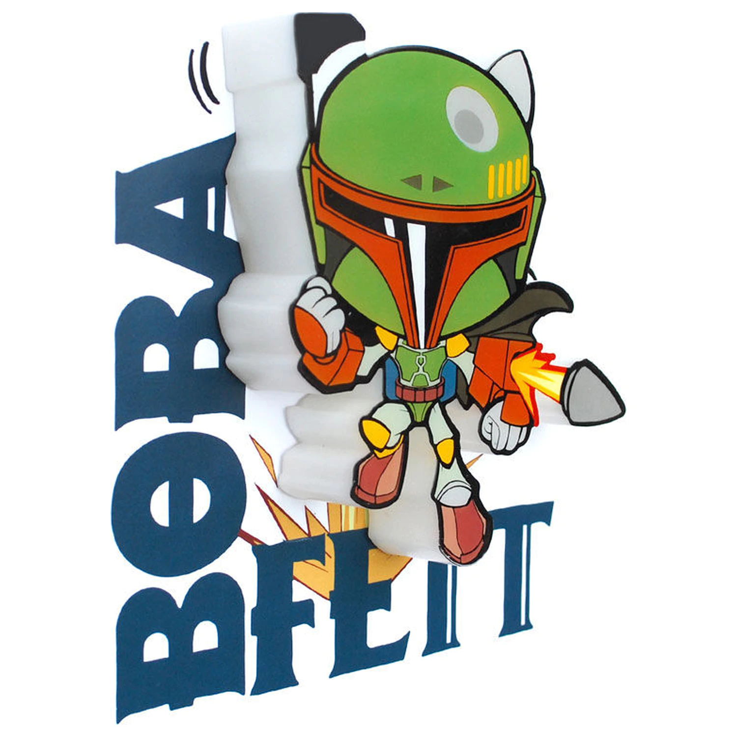 Star Wars Boba Fett 3D FX mini lámpa termékfotó