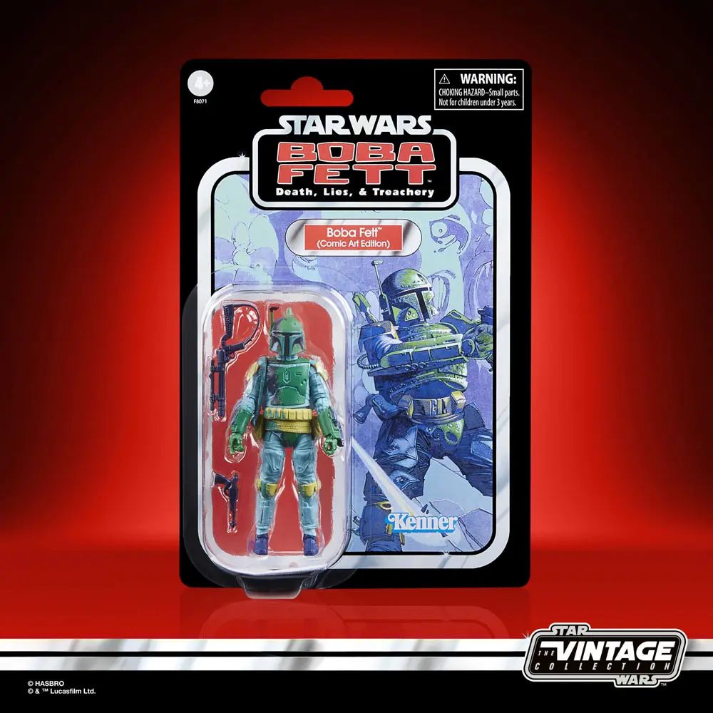 Star Wars: Boba Fett - Death, Lies &amp; Treachery Vintage Collection Boba Fett (Comic Art Edition) akciófigura 10 cm termékfotó
