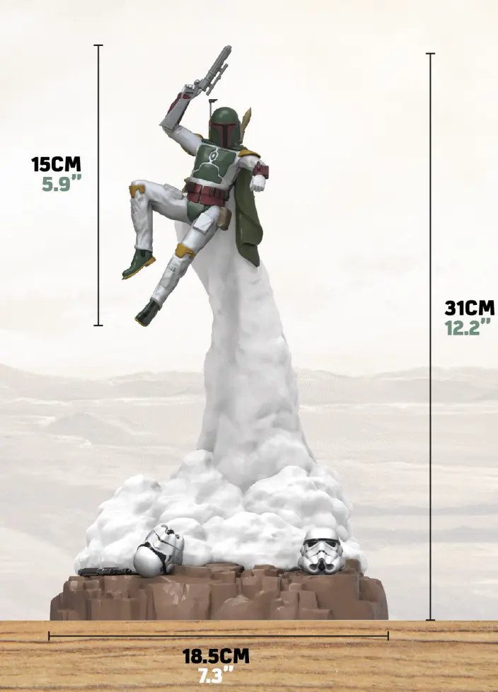 Star Wars: Boba Fett Diorama Light 31 cm termékfotó