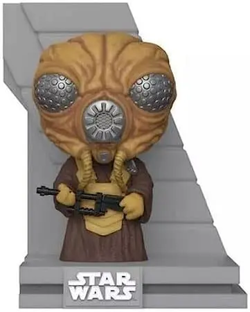 Star Wars: Bounty Hunter Funko POP! Deluxe Vinyl figura Zuckuss (MT) 9 cm termékfotó