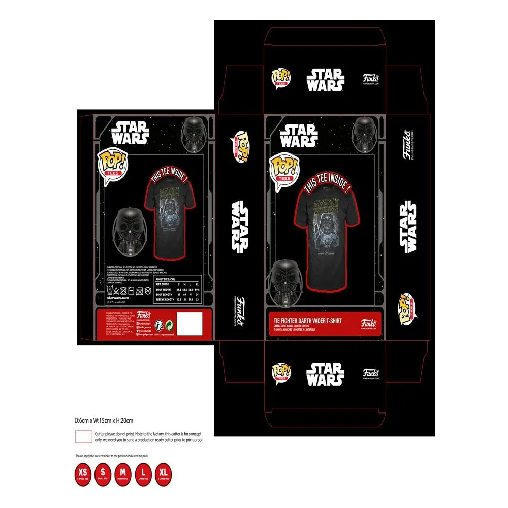 Star Wars Boxed Tee póló Darth Vader termékfotó