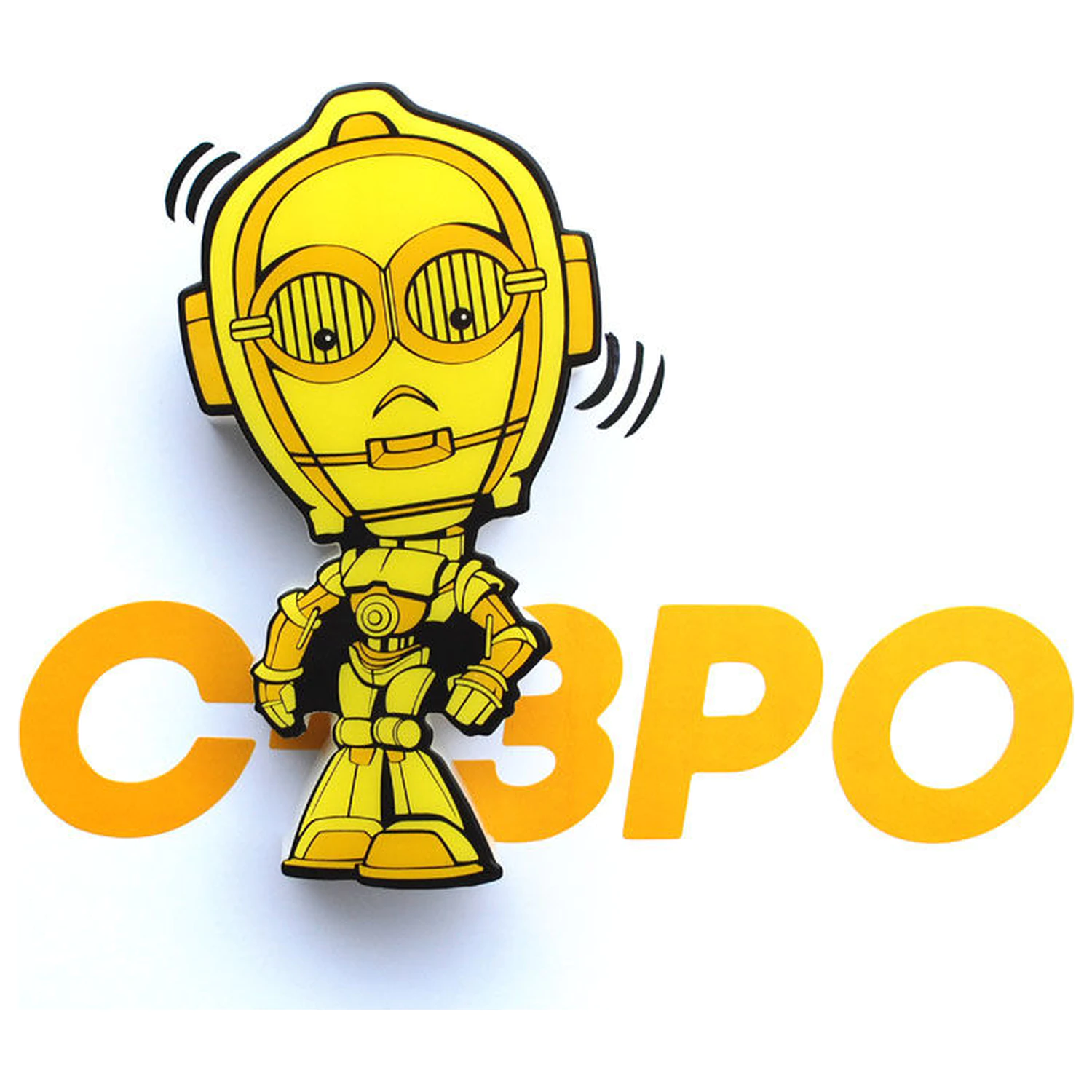 Star Wars C-3PO 3D FX mini lámpa termékfotó