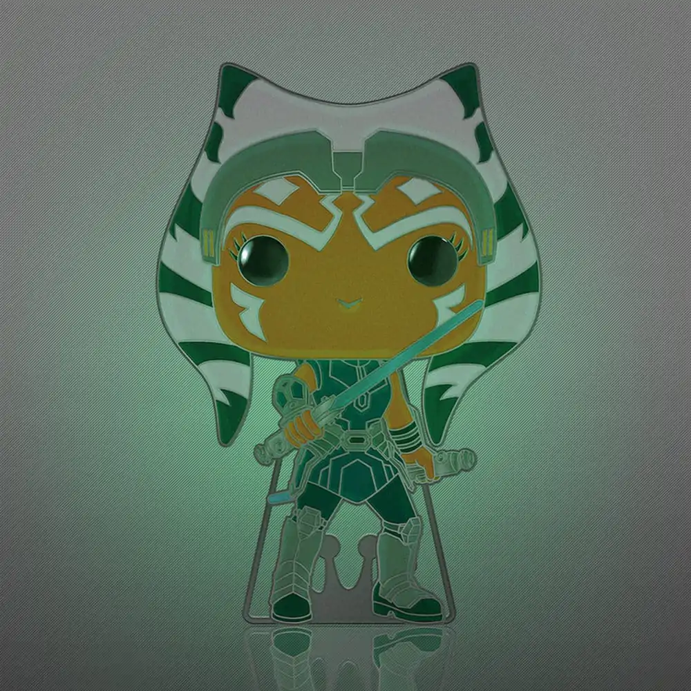 Star Wars Clone Wars Loungefly Funko POP! Enamel Pin Ahsoka (Glow-in-the-Dark) 10 cm termékfotó