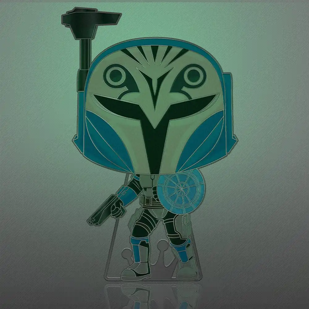 Star Wars Clone Wars Loungefly Funko POP! Enamel Pin Bo-Katan (Glow-in-the-Dark) 10 cm termékfotó