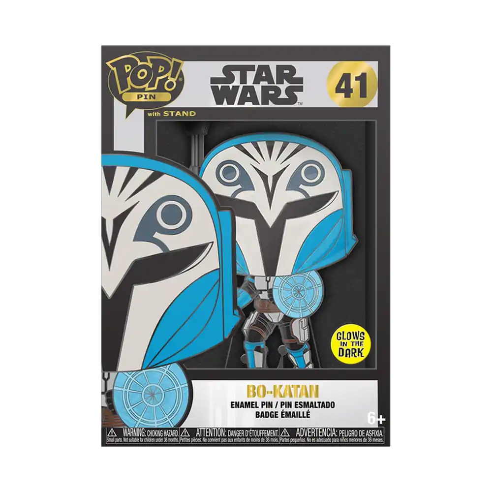 Star Wars Clone Wars Loungefly Funko POP! Enamel Pin Bo-Katan (Glow-in-the-Dark) 10 cm termékfotó