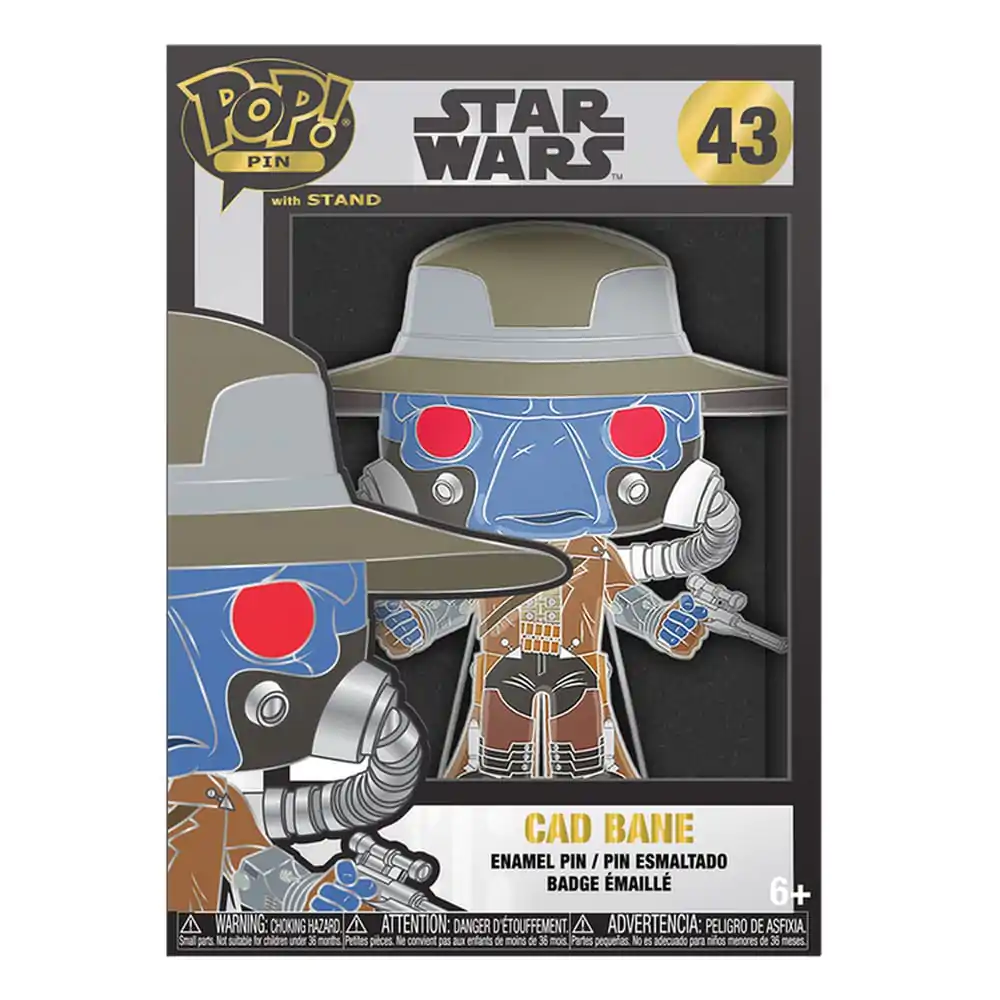 Star Wars Clone Wars Loungefly Funko POP! Enamel Pin Cad Bane 10 cm termékfotó