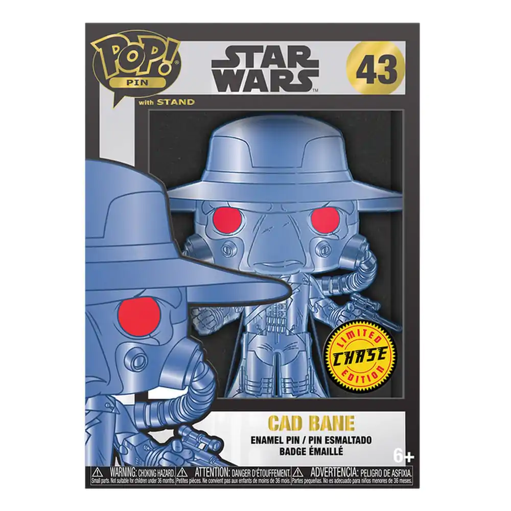 Star Wars Clone Wars Loungefly Funko POP! Enamel Pin Cad Bane 10 cm termékfotó