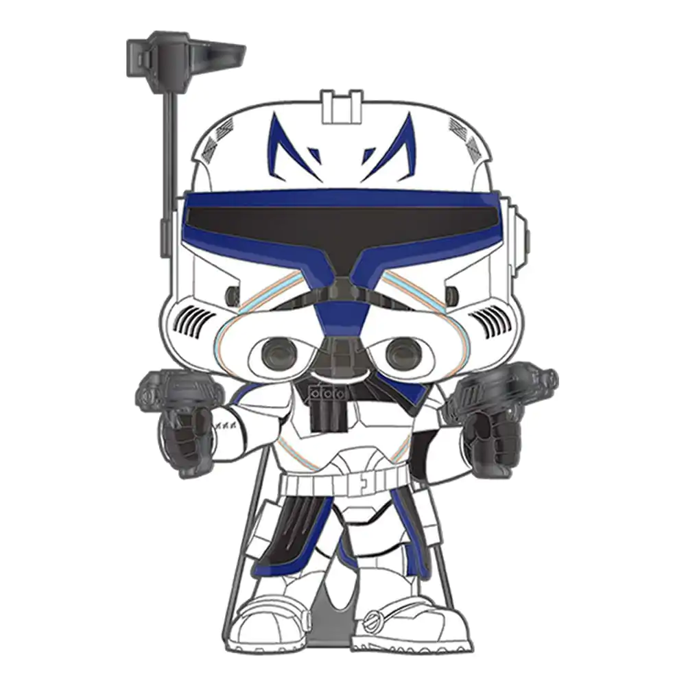 Star Wars Clone Wars Loungefly Funko POP! Enamel Pin Captain Rex (Glow-in-the-Dark) 10 cm termékfotó