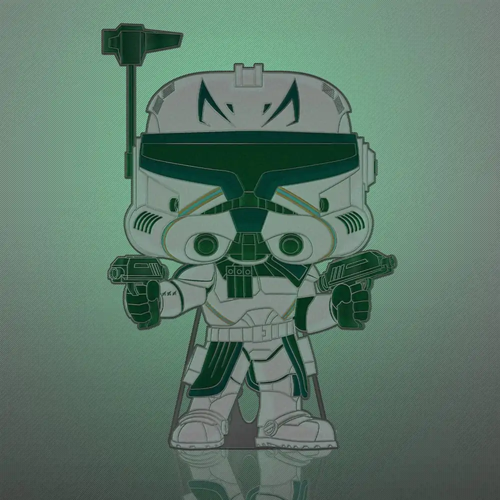 Star Wars Clone Wars Loungefly Funko POP! Enamel Pin Captain Rex (Glow-in-the-Dark) 10 cm termékfotó