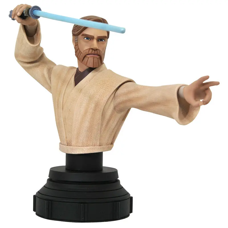 Star Wars Clone Wars Obi-Wan mellszobor figura 15cm termékfotó