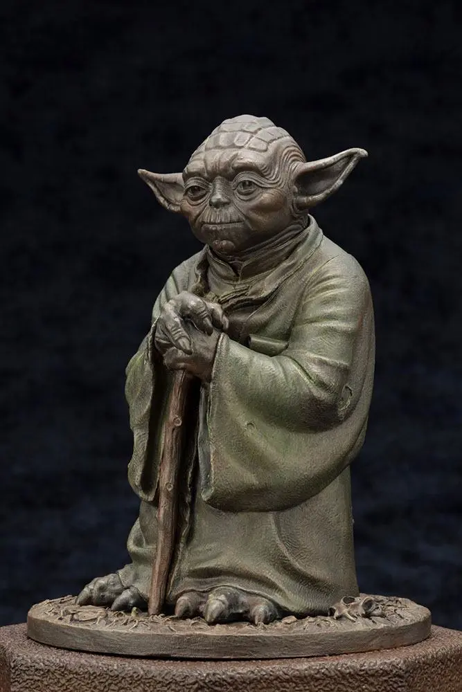 Star Wars Cold Cast Yoda Fountain Limitált kiadás szobor figura 22 cm termékfotó