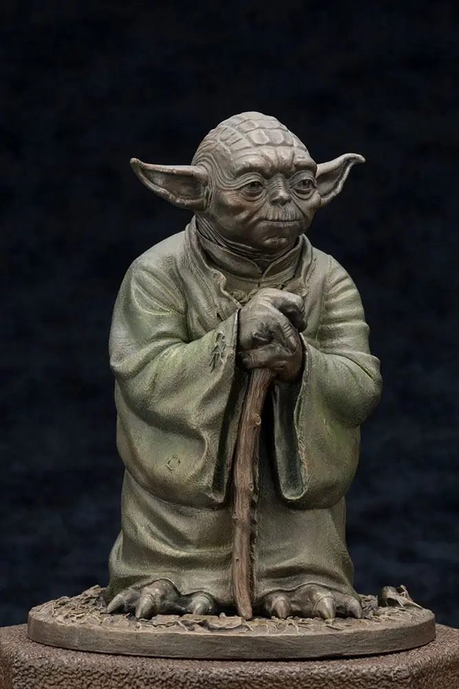 Star Wars Cold Cast Yoda Fountain Limitált kiadás szobor figura 22 cm termékfotó