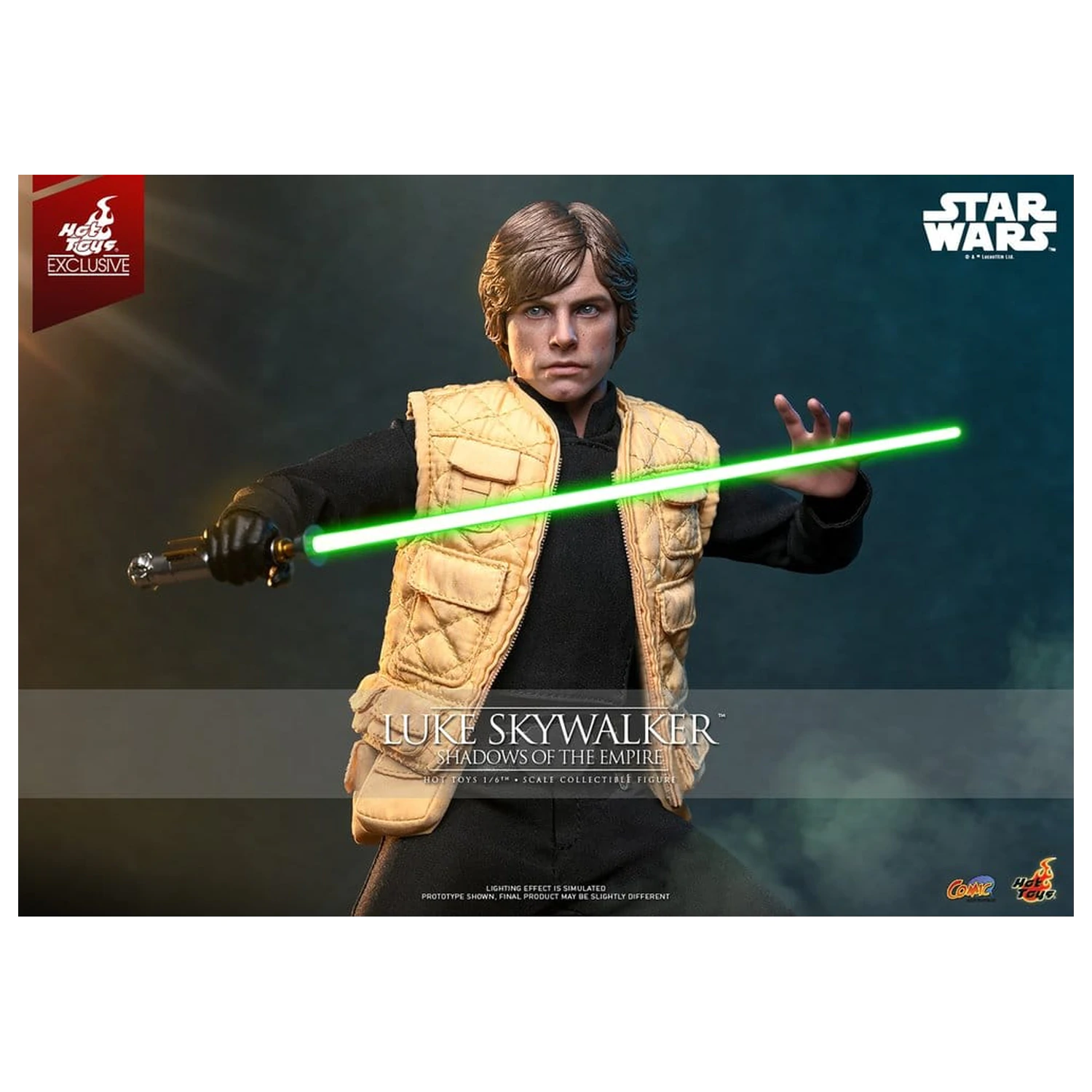Star Wars Comic Masterpiece 1/6 Luke Skywalker (Shadows Of The Empire) akciófigura 28 cm termékfotó