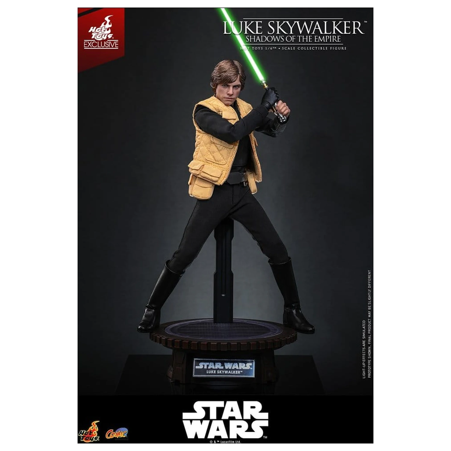 Star Wars Comic Masterpiece 1/6 Luke Skywalker (Shadows Of The Empire) akciófigura 28 cm termékfotó