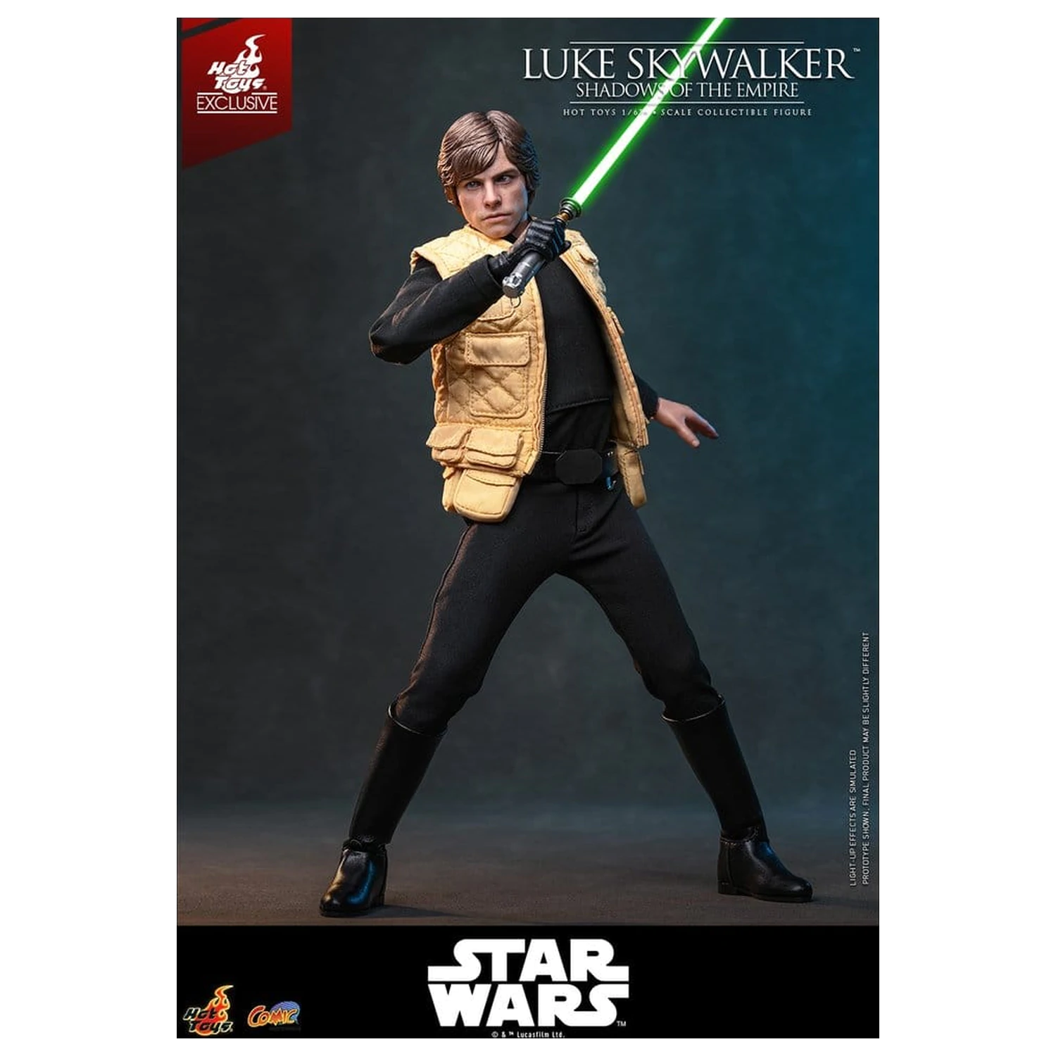 Star Wars Comic Masterpiece 1/6 Luke Skywalker (Shadows Of The Empire) akciófigura 28 cm termékfotó