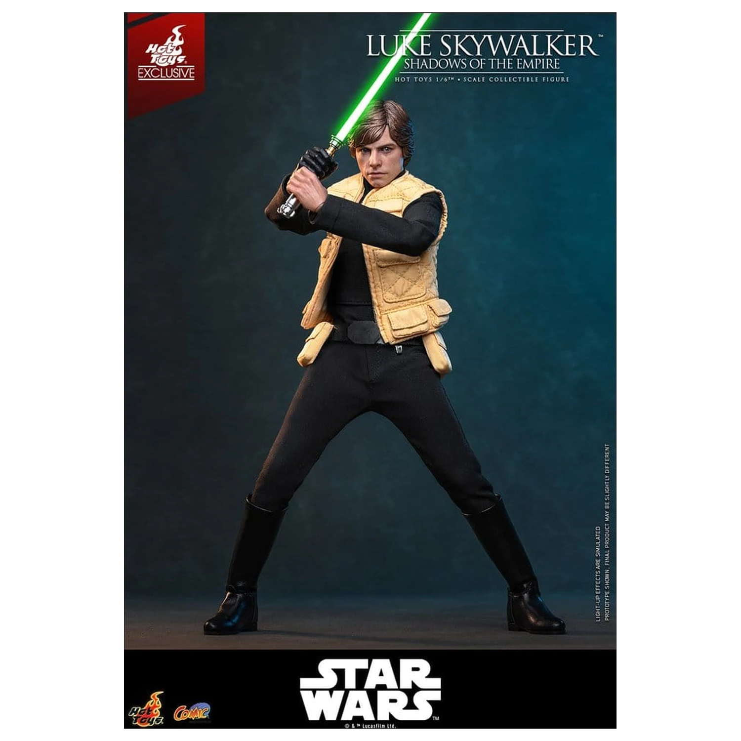 Star Wars Comic Masterpiece 1/6 Luke Skywalker (Shadows Of The Empire) akciófigura 28 cm termékfotó