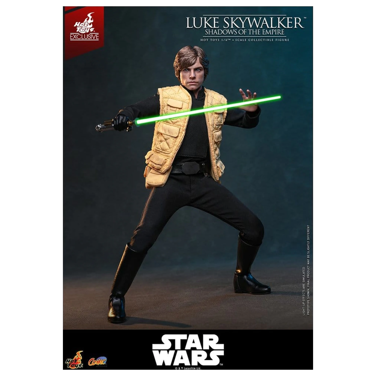 Star Wars Comic Masterpiece 1/6 Luke Skywalker (Shadows Of The Empire) akciófigura 28 cm termékfotó