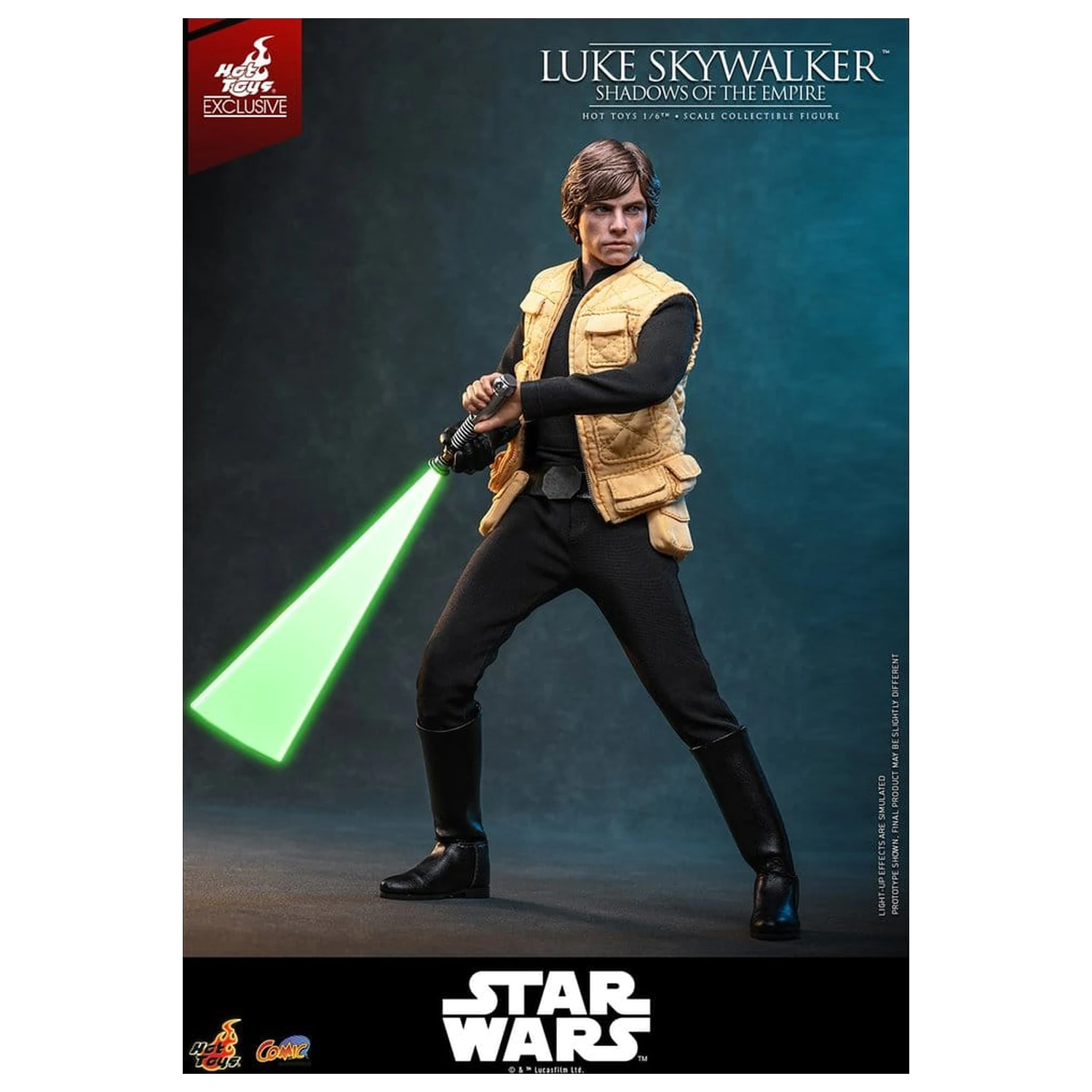 Star Wars Comic Masterpiece 1/6 Luke Skywalker (Shadows Of The Empire) akciófigura 28 cm termékfotó