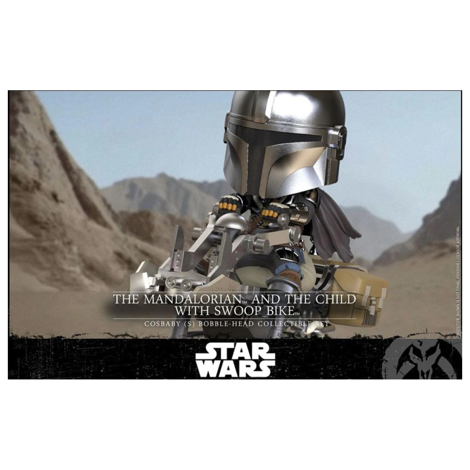Star Wars Cosbaby Wave 1 The Mandalorian & The Child Swoop Bike termékfotó