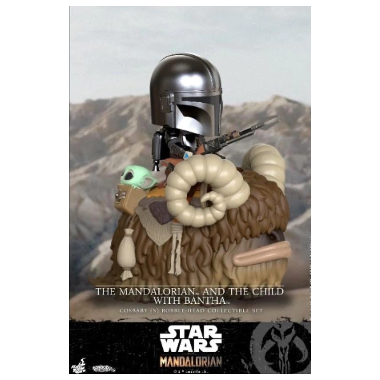Star Wars Cosbaby Wave 3 The Mandalorian & The Child Bantha termékfotó