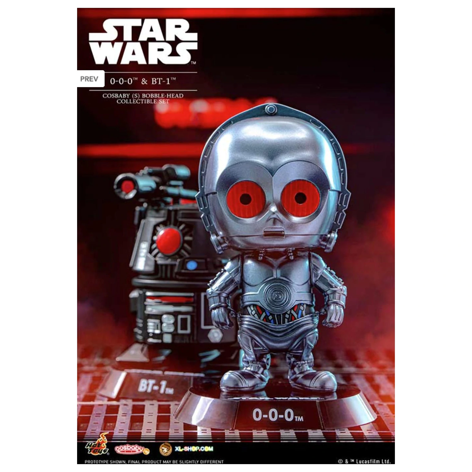 Star Wars Cosbaby Wave 4 tripla-Zero & BT-1 Set termékfotó