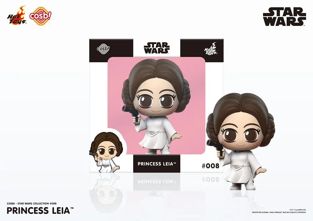 Star Wars Cosbi Mini figura Princess Leia 8 cm termékfotó