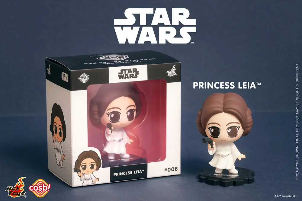 Star Wars Cosbi Mini figura Princess Leia 8 cm termékfotó