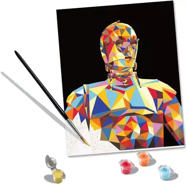 Star Wars CreArt Paint by Numbers  C-3PO festő csomag24 x 30 cm termékfotó