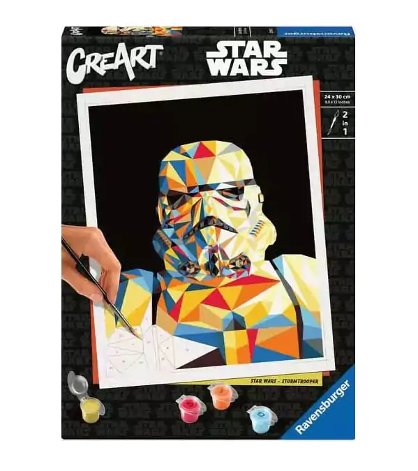 Star Wars CreArt Malen nach Zahlen Malset Stormtrooper 24 x 30 cm termékfotó