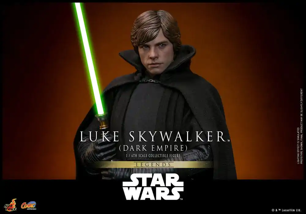 Star Wars: Dark Empire Comic Masterpiece 1/6 Luke Skywalker akciófigura 30 cm termékfotó