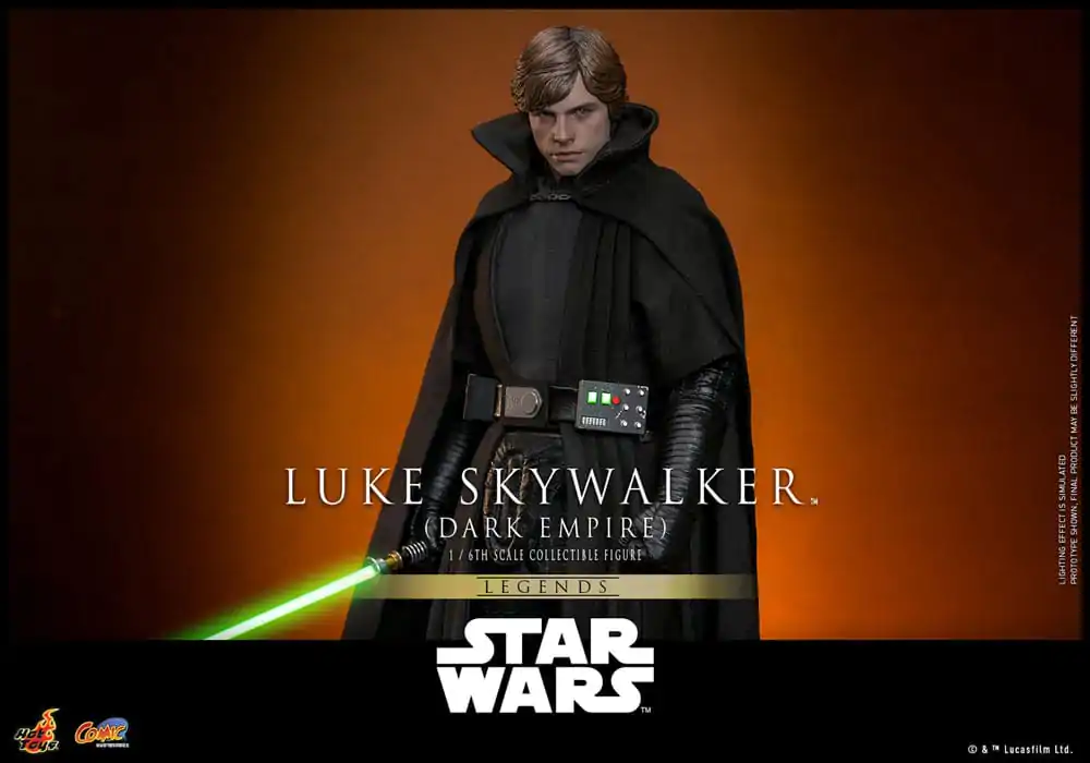 Star Wars: Dark Empire Comic Masterpiece 1/6 Luke Skywalker akciófigura 30 cm termékfotó