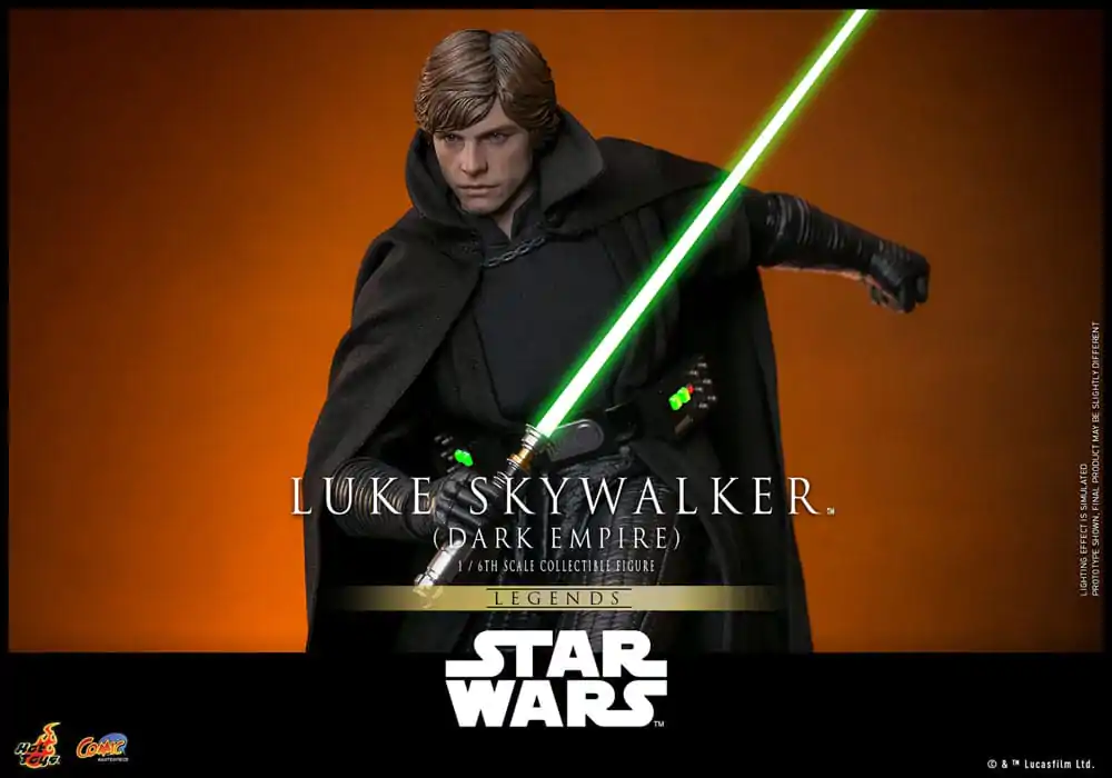 Star Wars: Dark Empire Comic Masterpiece 1/6 Luke Skywalker akciófigura 30 cm termékfotó