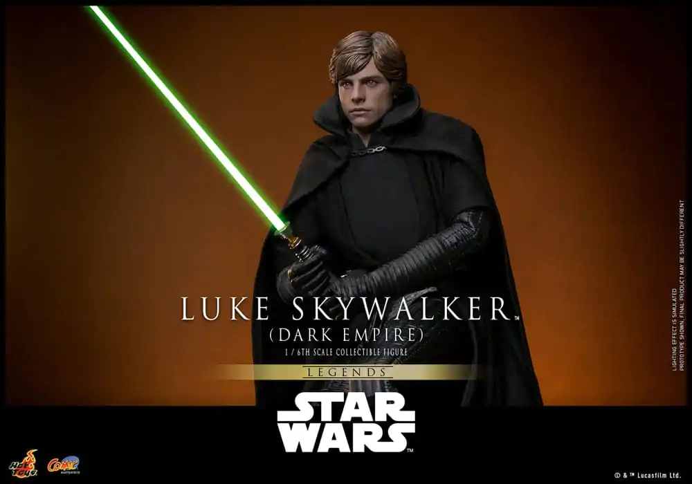 Star Wars: Dark Empire Comic Masterpiece 1/6 Luke Skywalker akciófigura 30 cm termékfotó