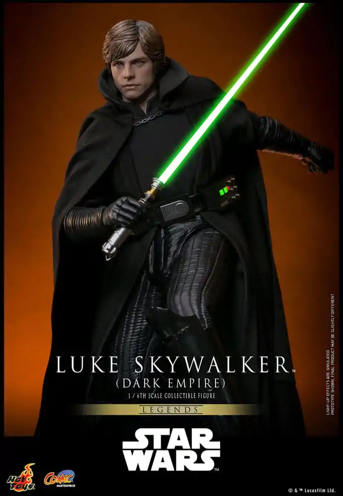 Star Wars: Dark Empire Comic Masterpiece 1/6 Luke Skywalker akciófigura 30 cm termékfotó