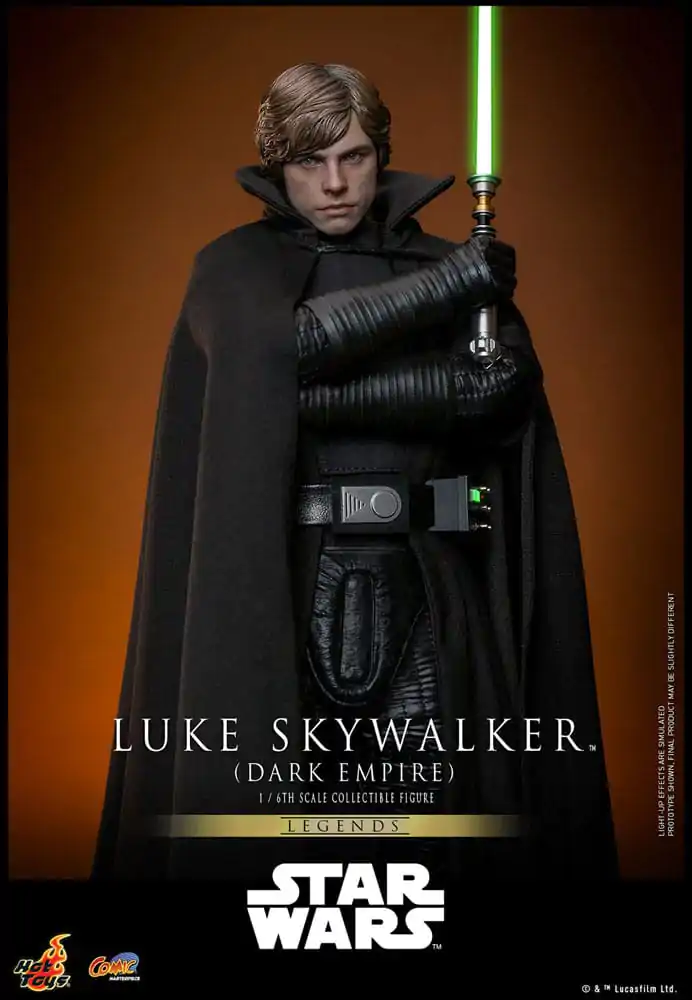 Star Wars: Dark Empire Comic Masterpiece 1/6 Luke Skywalker akciófigura 30 cm termékfotó