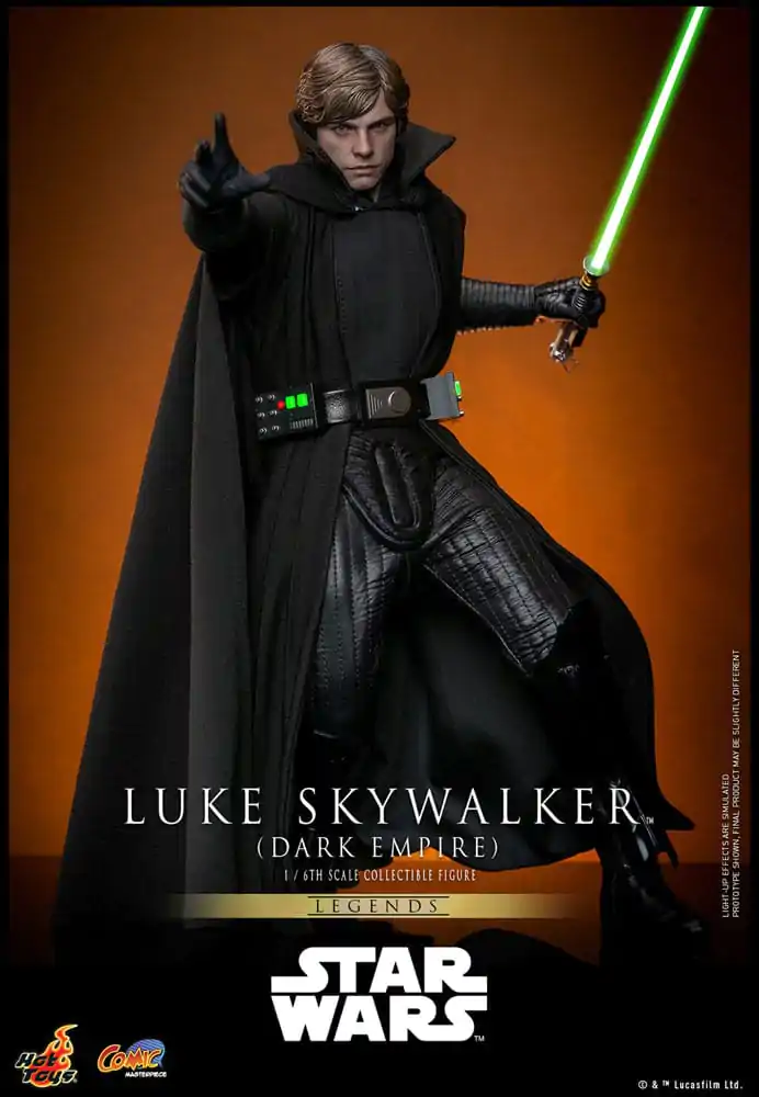 Star Wars: Dark Empire Comic Masterpiece 1/6 Luke Skywalker akciófigura 30 cm termékfotó