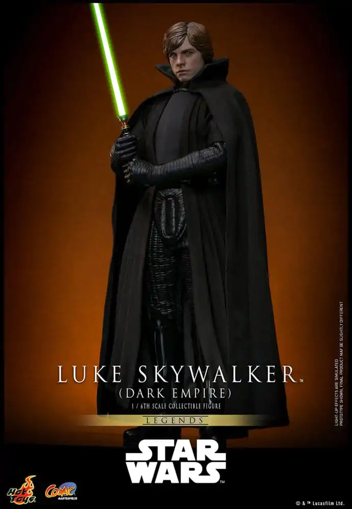 Star Wars: Dark Empire Comic Masterpiece 1/6 Luke Skywalker akciófigura 30 cm termékfotó