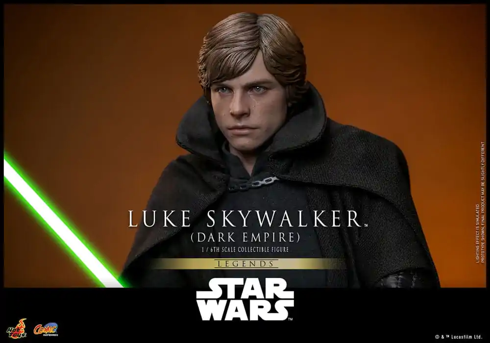 Star Wars: Dark Empire Comic Masterpiece 1/6 Luke Skywalker akciófigura 30 cm termékfotó