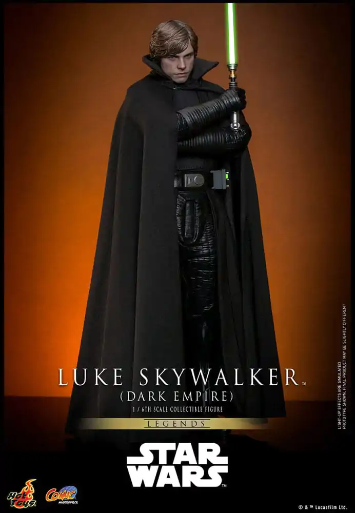 Star Wars: Dark Empire Comic Masterpiece 1/6 Luke Skywalker akciófigura 30 cm termékfotó