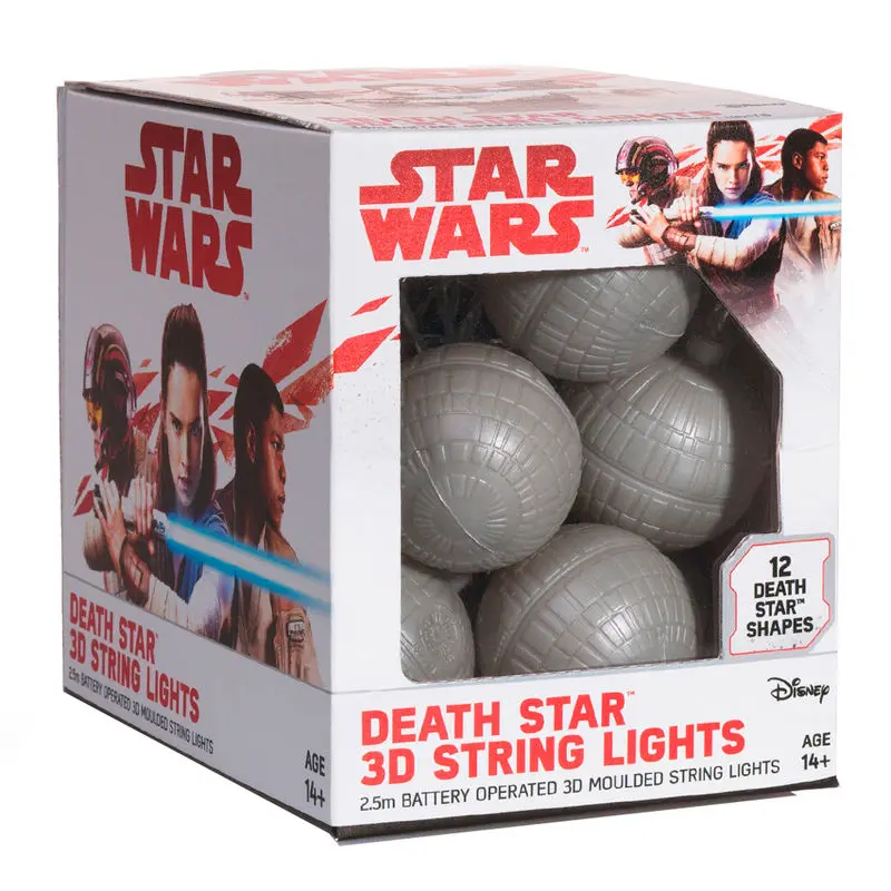 Star Wars Death Star 3D lámpafüzér termékfotó