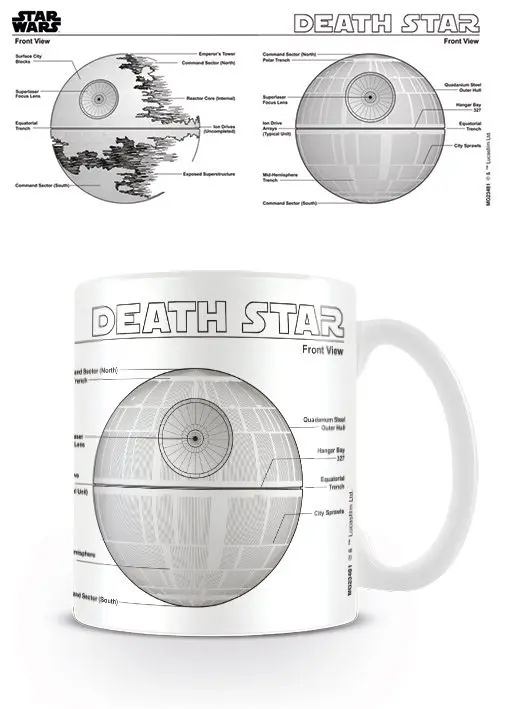 Star Wars Death Star Sketch bögre termékfotó