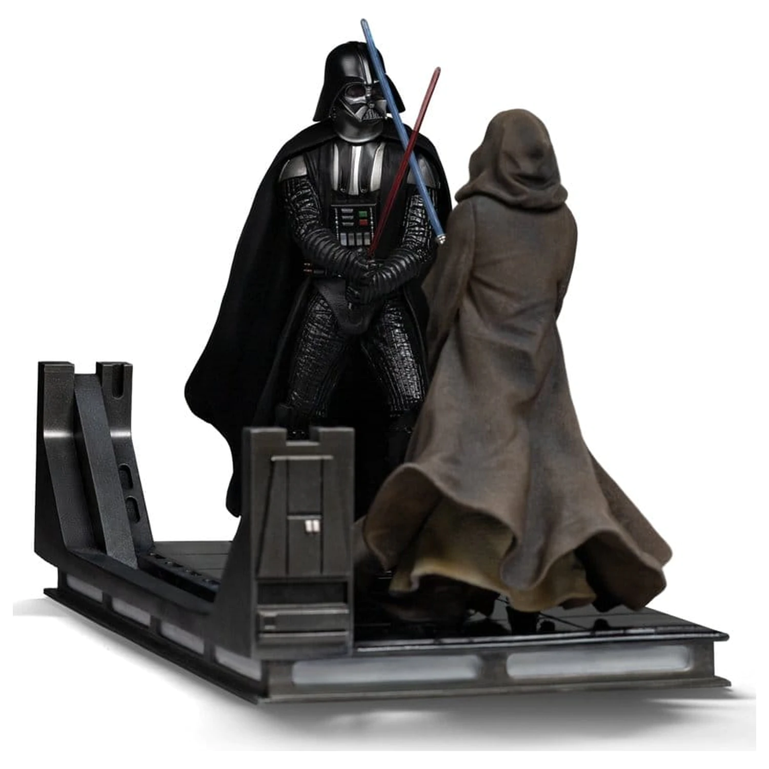 Star Wars Deluxe Art Scale 1/10 Darth Vader Vs Obi-Wan Kenobi (CCXP Exkluzív 2025) szobor figura 24 cm termékfotó