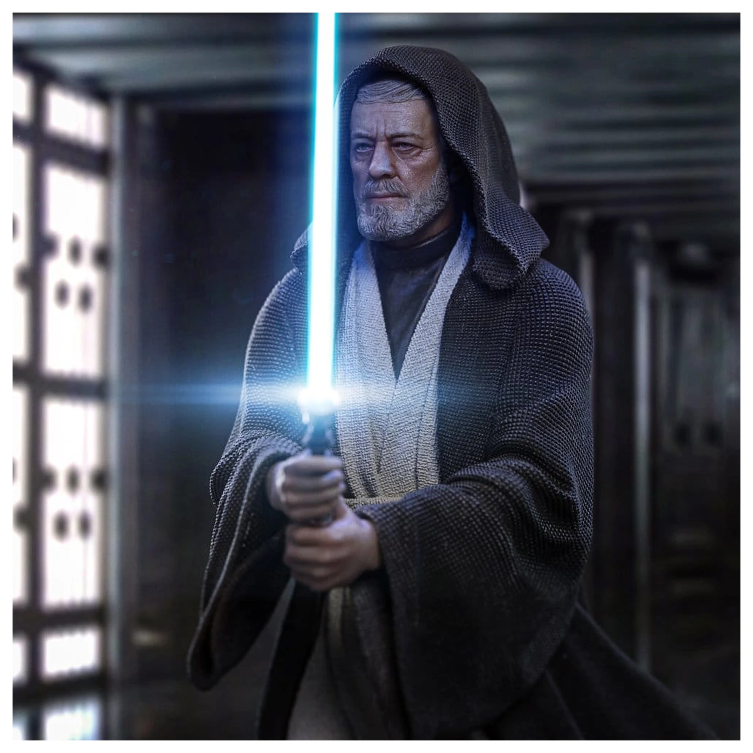 Star Wars Deluxe Art Scale 1/10 Darth Vader Vs Obi-Wan Kenobi (CCXP Exkluzív 2025) szobor figura 24 cm termékfotó