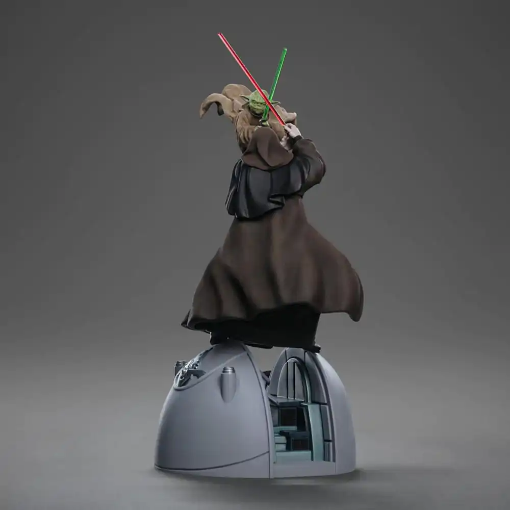 Star Wars Deluxe Art Scale 1/10 Yoda vs Emperor Palpatine (CCXP Exkluzív 2024) szobor figura 31 cm termékfotó