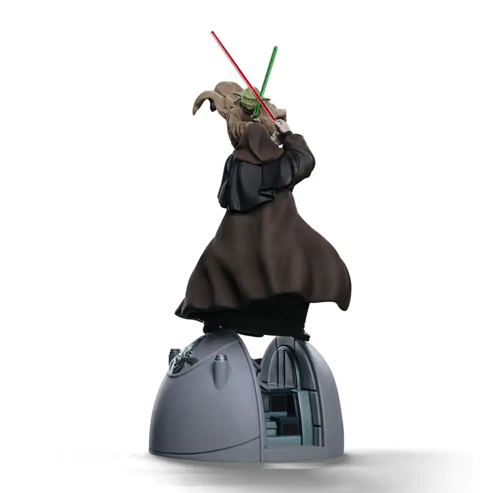 Star Wars Deluxe Art Scale 1/10 Yoda vs Emperor Palpatine (CCXP Exkluzív 2024) szobor figura 31 cm termékfotó