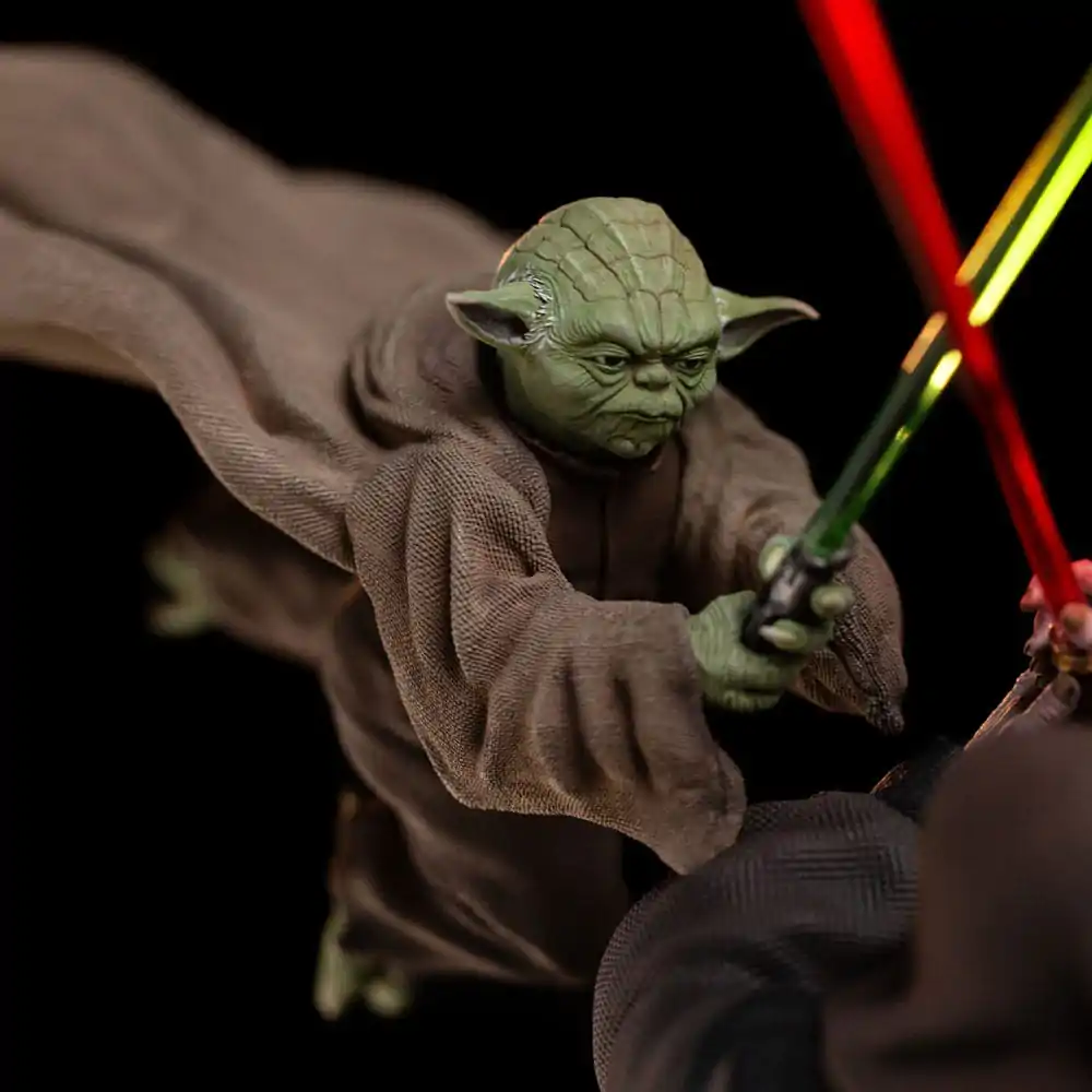 Star Wars Deluxe Art Scale 1/10 Yoda vs Emperor Palpatine (CCXP Exkluzív 2024) szobor figura 31 cm termékfotó