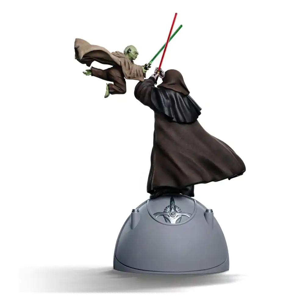 Star Wars Deluxe Art Scale 1/10 Yoda vs Emperor Palpatine (CCXP Exkluzív 2024) szobor figura 31 cm termékfotó