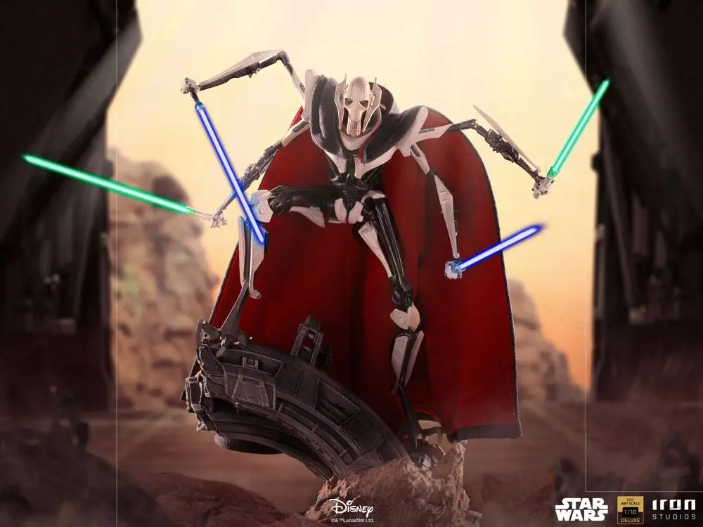 Star Wars Deluxe BDS Art Scale 1/10 General Grievous szobor figura 33 cm termékfotó