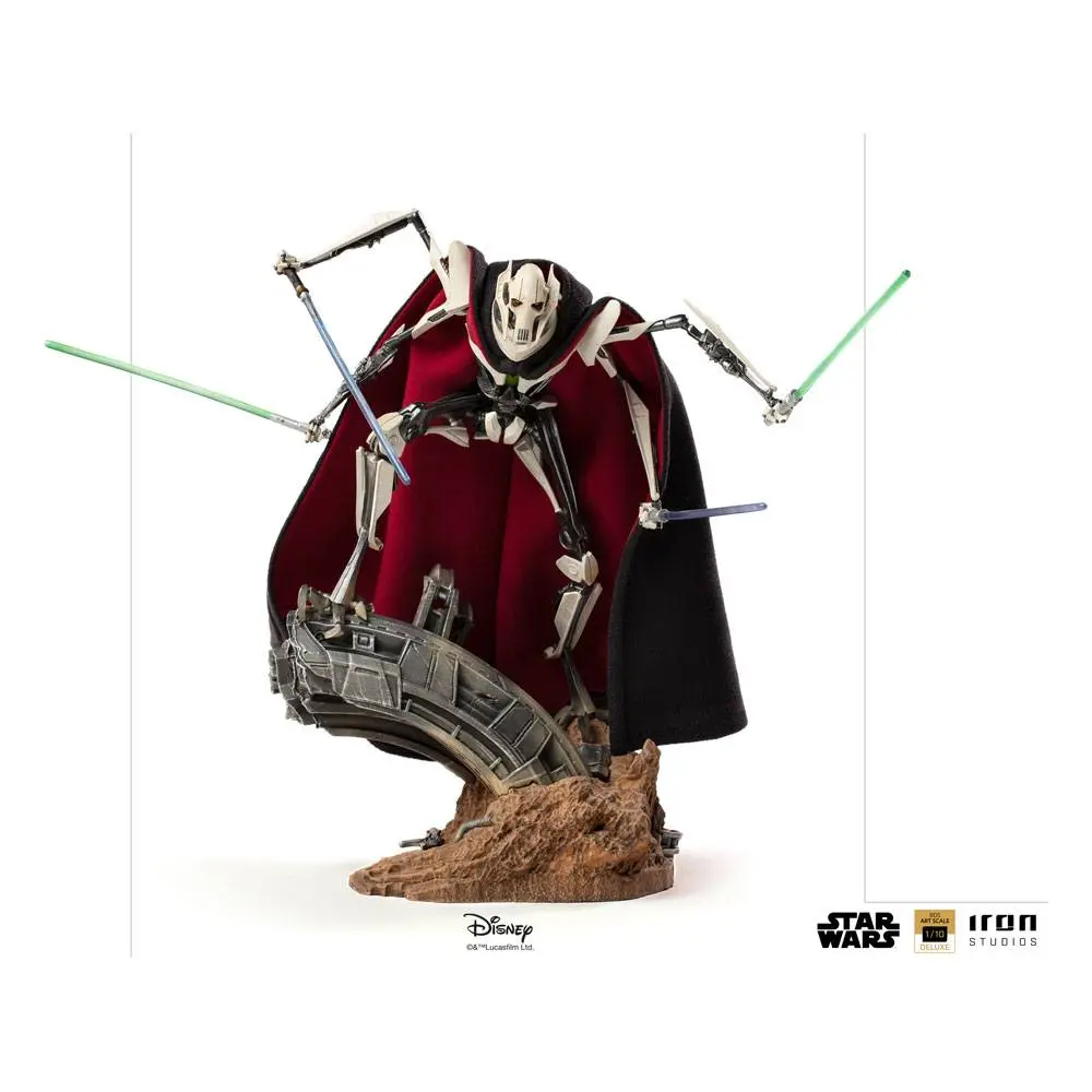 Star Wars Deluxe BDS Art Scale 1/10 General Grievous szobor figura 33 cm termékfotó